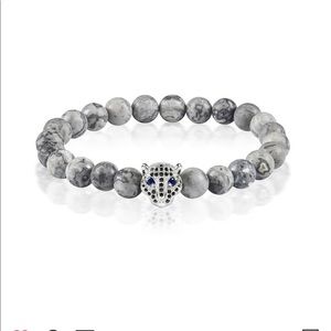 Real stone unisex bracelet